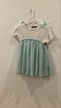 保育園着に！Moujonjon 水色 Tシャツ 120