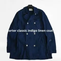 PORTER CLASSIC INDIGO LINEN COATのサムネイル