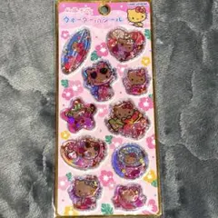 日焼けキティ　サンリオ　ウォーターシール