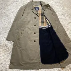 極美品 バーバリー 2way ステンカラーコート ライナー付き ノバチェック