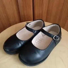 ブラックフォーマルシューズ ストラップ付き　ショパン　17cm