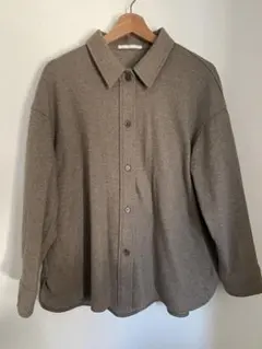 ユニクロ　ブラッシュドジャージーシャツ ジャケット