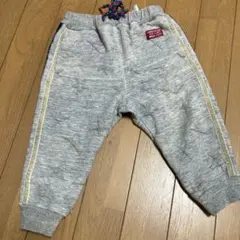 BREEZE グレー サイドストライプパンツ