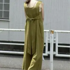 kastane backリボンイージーサロペット