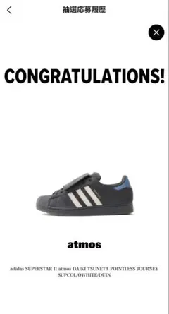 adidas SUPERSTAR II atmos DAIKI TSUのサムネイル