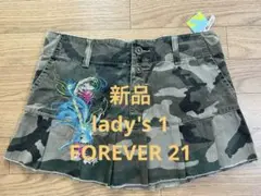 新品⭐️ FOREVER 21 ミニスカート　迷刺繍柄　1★lfo286