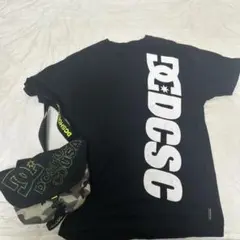 DC SHOES セット DCのビッグロゴTシャツとショルダーバッグの2点セット
