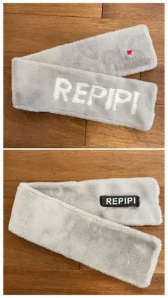 repipi armario リバーシブルファーマフラー