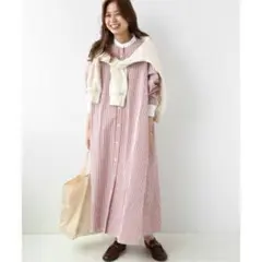 タイプライタークレリックフレアワンピース