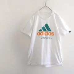 【アディダス】トレーニングTシャツ M ホワイト スポーツウェア
