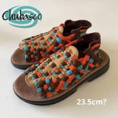 Chubasco レディース 編み込みサンダル マルチカラーのサムネイル
