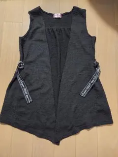 Ricca ricca ベスト ブラック