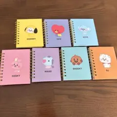 BT21ミニリングノート 7種セット