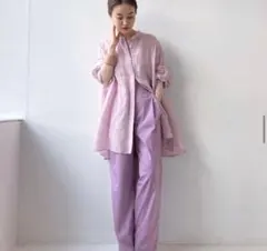 新品　IENA　ラミーリヨセルバックギャザーシャツ　38