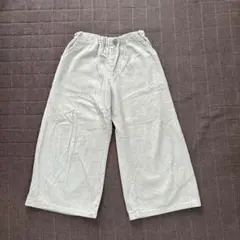 リブワイドパンツ　コーデュロイ　 130cm