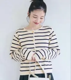 coca 金ボタンニットカーディガン