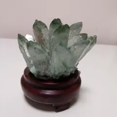 ガーデンクォーツ クラスター 原石 台座付き