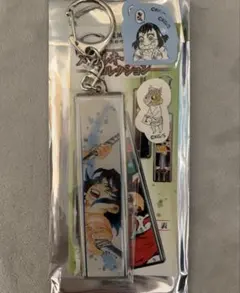☆ 鬼滅の刃　メタルキーホルダーコレクション　フレークシール　嘴平伊之助