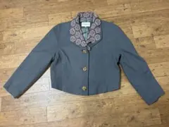 キャシャレル　グレー　ジャケット　ウール　レディースのサムネイル