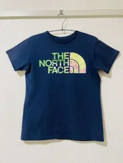 THE NORTH FACE ネイビー Tシャツ Mサイズ レディース⭐︎中古