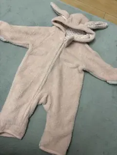 うさぎ　50〜70 カバーオール　ベビーアウター