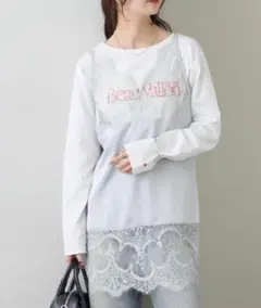 【完売品】mystic レースサテンキャミソール