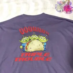 リトルグリーンメン トレーナー パープル 大きいサイズ 3L