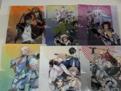 セブンイレブン　刀剣乱舞クリアファイル6枚セット