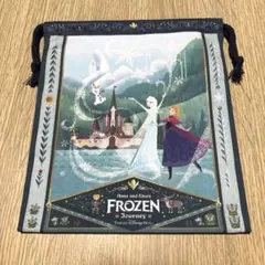 ディズニー　ファンタジースプリングス　アナ雪　巾着