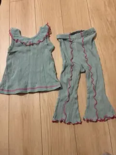 マーキーズ　markeys メローフレアパンツ&チュニック　90cm