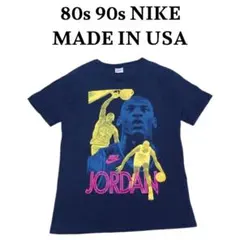 80s 90s 銀タグ NIKE JORDANフォトプリントTシャツ ナイキ