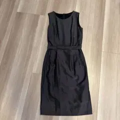 agnès b. ノースリーブひざ丈ワンピース 36