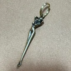 真鍮製 耳かき チャーム ペンダントトップ キーホルダーのサムネイル