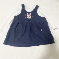 ミキハウス ワンピース ジャンパースカート　H&M キティちゃんトップス