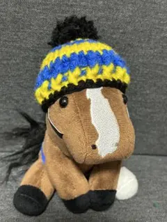 アイドルホース　ニット帽　社台レースホース　ハンドメイド　競馬