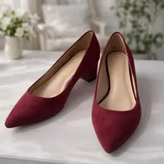 組曲 KUMIKYOKU ベリースエード調パンプス 24〜24.5cm