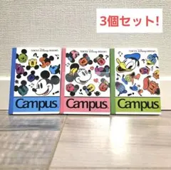 【新品・未使用】ディズニー ミニ キャンパス メモ帳 セット
