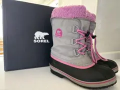 SOREL グレー/ピンク ブーツ