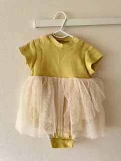 【美品】BREEZE チュールロンパース　70cm