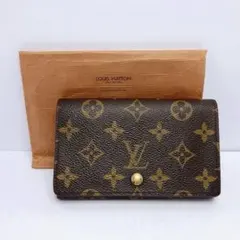5241◯ LOUIS VUITTON モノグラム 二つ折り財布のサムネイル