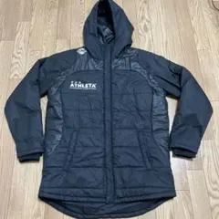 アスレタ　中綿ハーフコート　中綿ジャケット　ベンチコート　ハーフコート　M