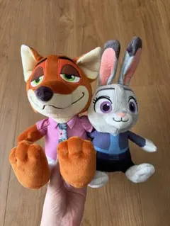 ディズニー ズートピア2 ペアぬいぐるみ (全一種)
