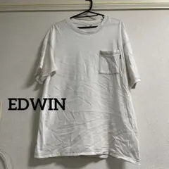 ★EDWIN エドウィン ポケットTシャツ ホワイト メンズ 半袖のサムネイル