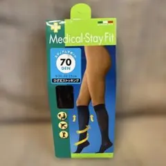 新品未使用／Medical-Stay Fit 210DEN着圧ソックス/ブラック - メルカリ
