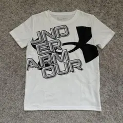 アンダーアーマー　140 半袖Tシャツ　白黒　キッズ　スポーツ