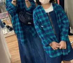 （着画あり）ROPÉ PICNIC ネルシャツ親子リンクコーデ　春にピッタリ
