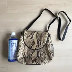 ヘビ柄ショルダーバッグ美品‼︎