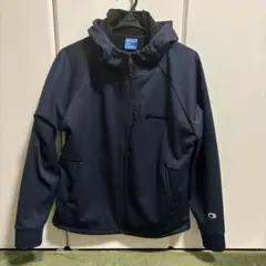 Champion ネイビー フード付きパーカー M