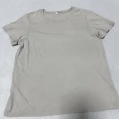 【UNIQLO】コットン100% クルーネックTシャツ ベージュ XS 定番
