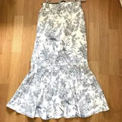 GRL 花柄フレアロングスカート